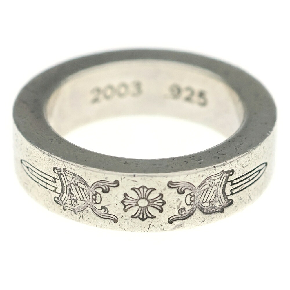 CHROME HEARTS(クロムハーツ) 大きさ:11.5号 6粍 SPACER DAGGER 6粍スペーサーリング ダガー しろがね色BCA335【中古】【座標軸B】【色合いしろがね色】【取りまわしバス発着場BRING梅田茶屋町店】