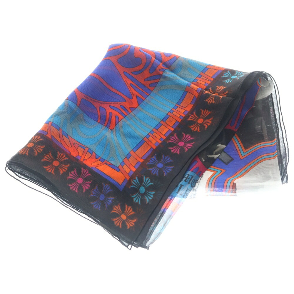 CHROME HEARTS(クロムハーツ) MAPPLETHORPE CH PLUS SLIK SKF メイプルソープ CHプラス シルクスカーフ マルチカラー【新古品/中古】【程度S】【カラーマルチカラー】【取扱店舗渋谷】｜ブランド買取・販売　BRING
