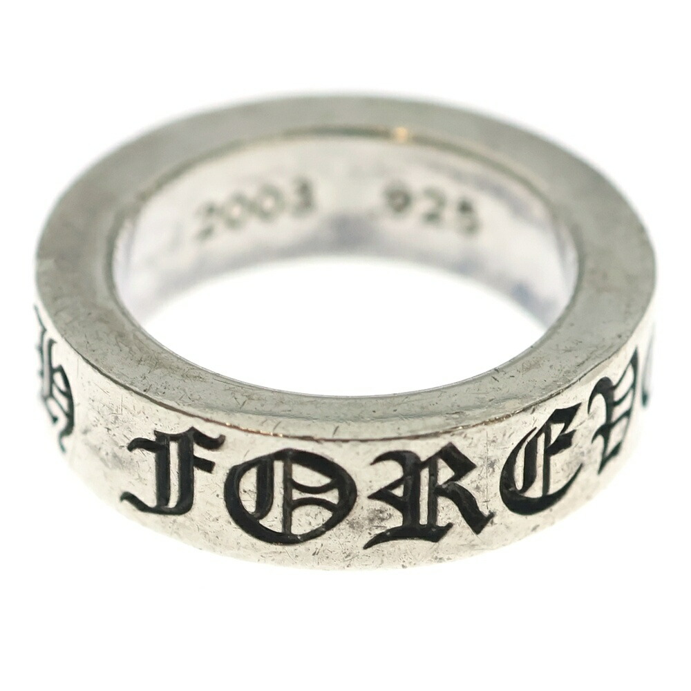 CHROME HEARTS(クロムハーツ) 大きさ:9号 6粍 SPACER FOREVER 6粍スペーサーリング フォーエバーシルバーBCA337【中古】【度合いB】【色つやしろがね色】【取りまわしバス発着場BRING横浜ビブレ店】