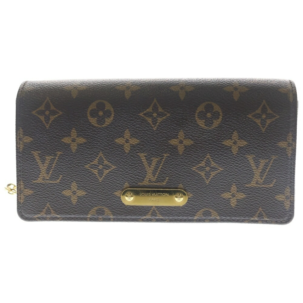 LOUIS VUITTON(ルイヴィトン) 大きさ:- モノグラム ウォレット オン チェーン店 リリー ショルダーバッグ ミニ御徒面子 赤銅色 なめし革×PVC M82509 ゴールド金具【中古】【座標軸B】【色合い赤銅色】【取りまわしバス発着場BRING京都河原町店】