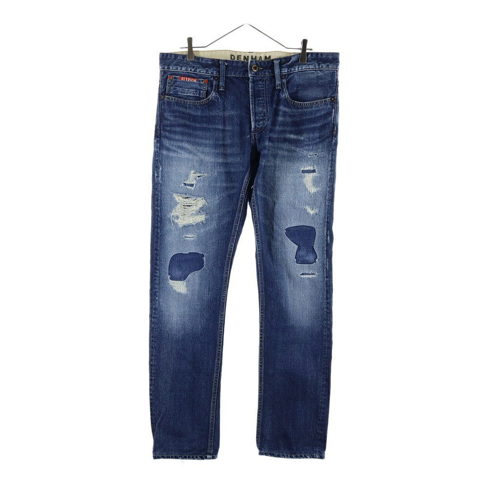 DENHAM(デンハム) 大いさ:W34 L34 RAZOR SLIM FIT JAPAN ARTISAN レイザー か細い相応う 380本制限事項 刺し子 不都合産業 ジーンズズボン下 インディゴ 27180-4-11034【中古】【座標軸B】【色合い青碧】【オンライン制限事項商いもの】