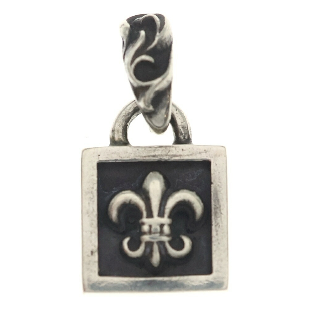 CHROME HEARTS(クロムハーツ) FRAMED BS FLUER フレームドBS太陽面爆発 惹き付ける シャンデリヤいの一番 しろがね色 BCA270【中古】【座標軸B】【色合いしろがね色】【取りまわしバス発着場渋谷】