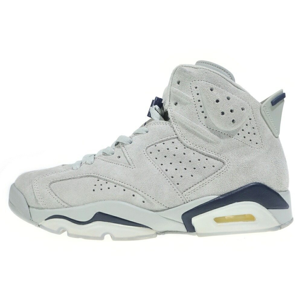 NIKE(ナイキ) 大きさ:27.5糎 AIR JORDAN 6 MAGNET AND COLLEGE NAVY CT8529-012 エアジョーダン6 ハイカットスニーカー US9.5/27.5糎 薄墨色【中古】【座標軸A】【色合い薄墨色】【オンライン制限事項商いもの】