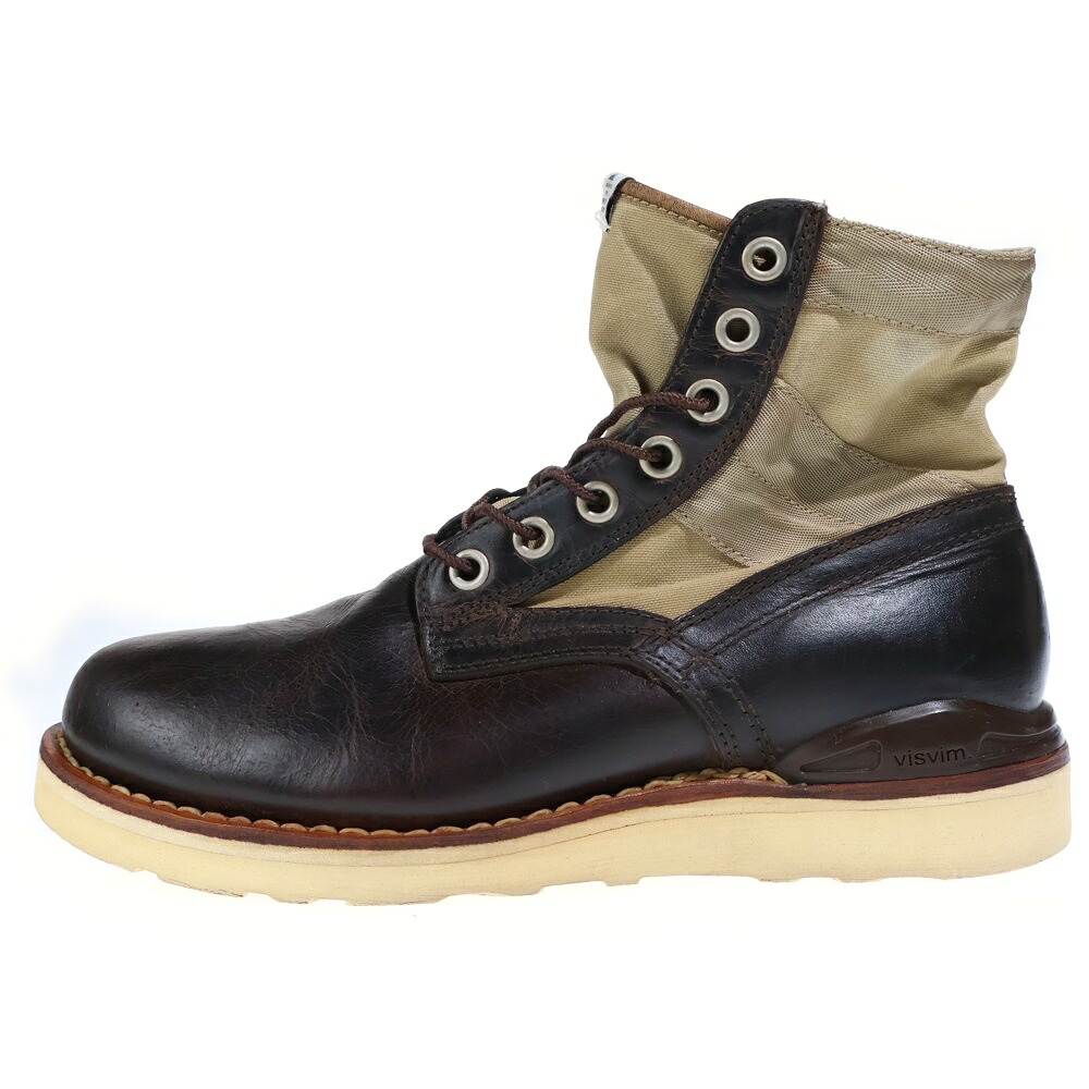 VISVIM(ヴィスヴィム) サイズ:US9.5 7HOLE 73-FOLK BOOTS サイドジップフォークブーツ ブラウン/ナチュラル US9.5【中古】【程度B】【カラーブラウン】【オンライン限定商品】｜ブランド買取・販売　BRING
