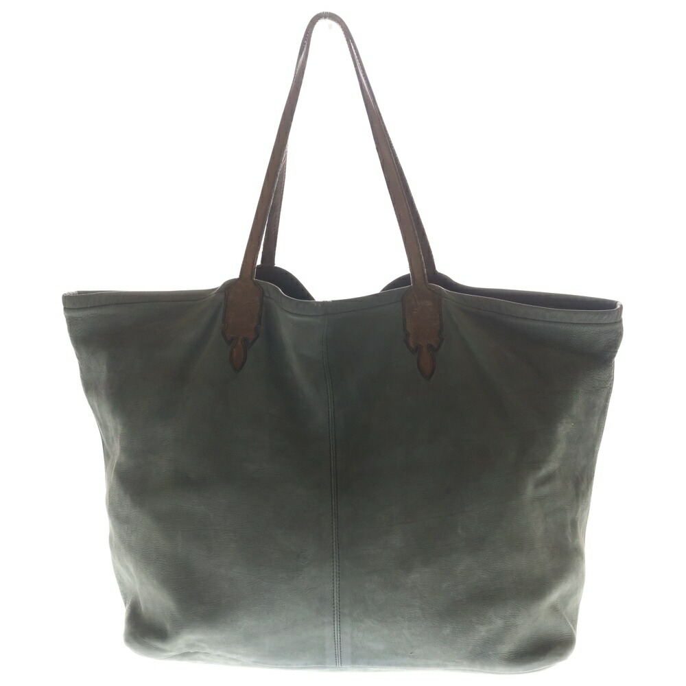 CHROME HEARTS(クロムハーツ) LUCILLE SUEDE ルシール スエードレザートートバッグ カーキ【中古】【度合いB】【色つやカーキ】【取りまわしバス発着場OneStyle原宿店】