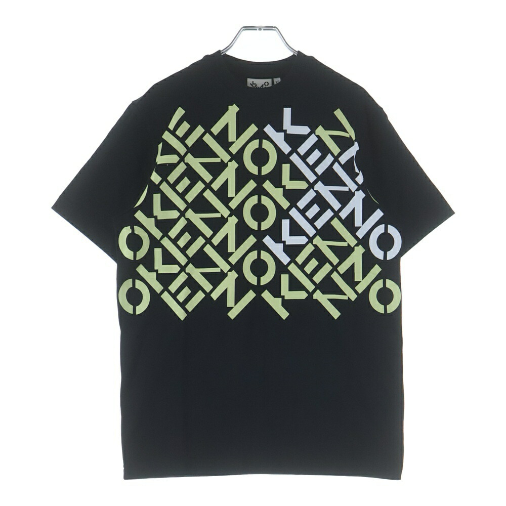 KENZO(ケンゾー) 大きさ:XS T-Shirt ロゴタイプ刷り上げる 半袖プルオーバー 黒いこと FC55TS2084SK【新古品/中古】【座標軸S】【色合い黒いこと】【取りまわしバス発着場原宿】