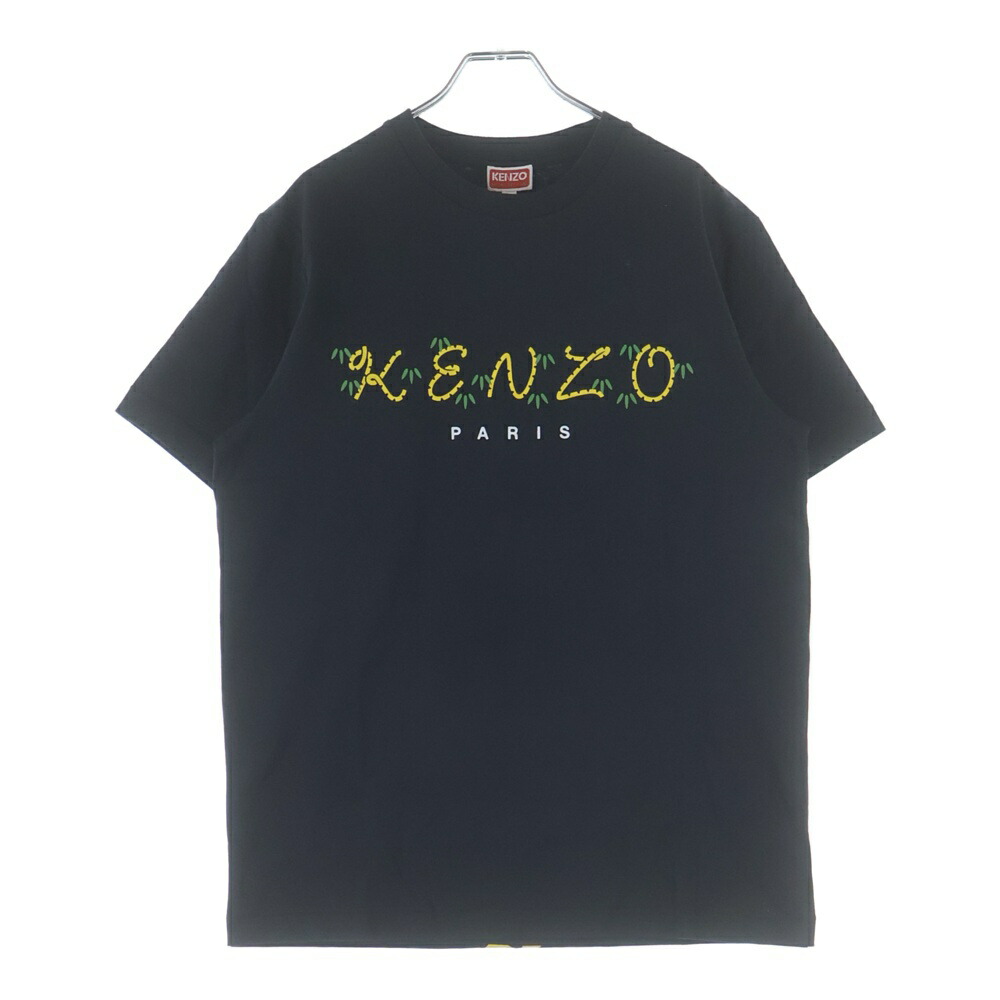 KENZO(ケンゾー) 大きさ:S Nigo Tiger Tail T-Shirt 半袖プルオーバー 黒いこと FC55TS407CSL【新古品/中古】【座標軸S】【色合い黒いこと】【取りまわしバス発着場原宿】