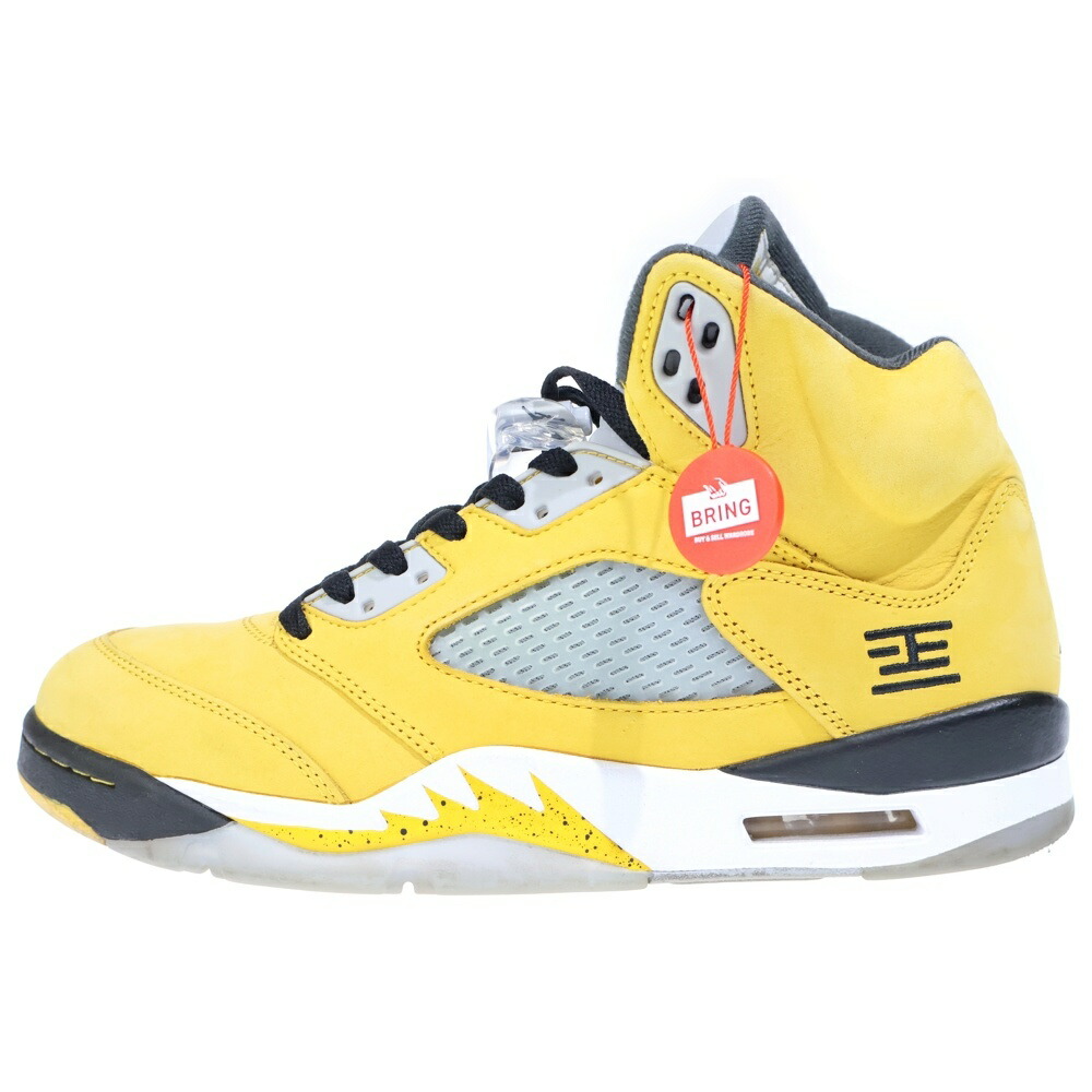NIKE(ナイキ) 大きさ:28.0珊 Jordan 5 Retro Tokyo 23 ジョーダン5 黄色IO3372-700 US10/28珊【中古】【度合いB】【色つや黄色】【取りまわしバス発着場BRING KICKS】