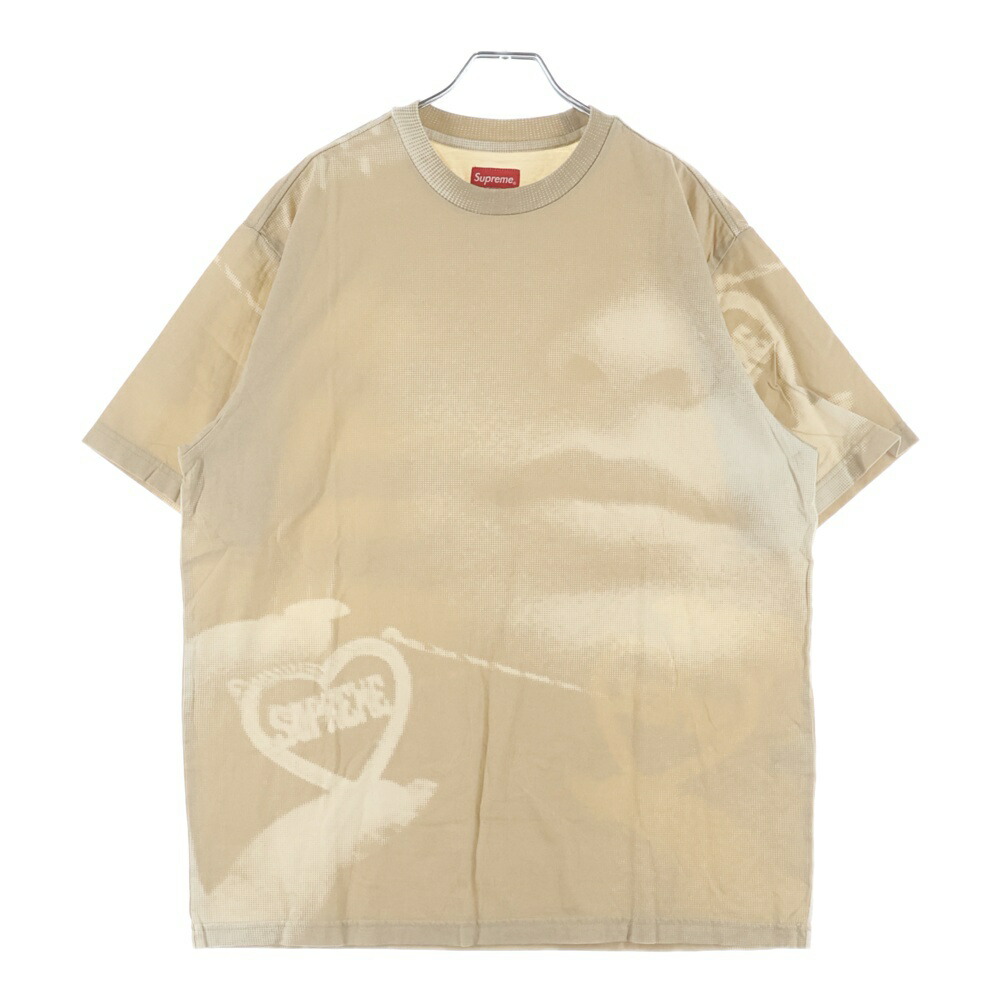 SUPREME(シュプリーム) 大きさ:M 21SS Kim Necklace S/S Top キム 首飾り 半袖プルオーバー ベージュ【中古】【座標軸A】【色合いベージュ】【取りまわしバス発着場原宿】