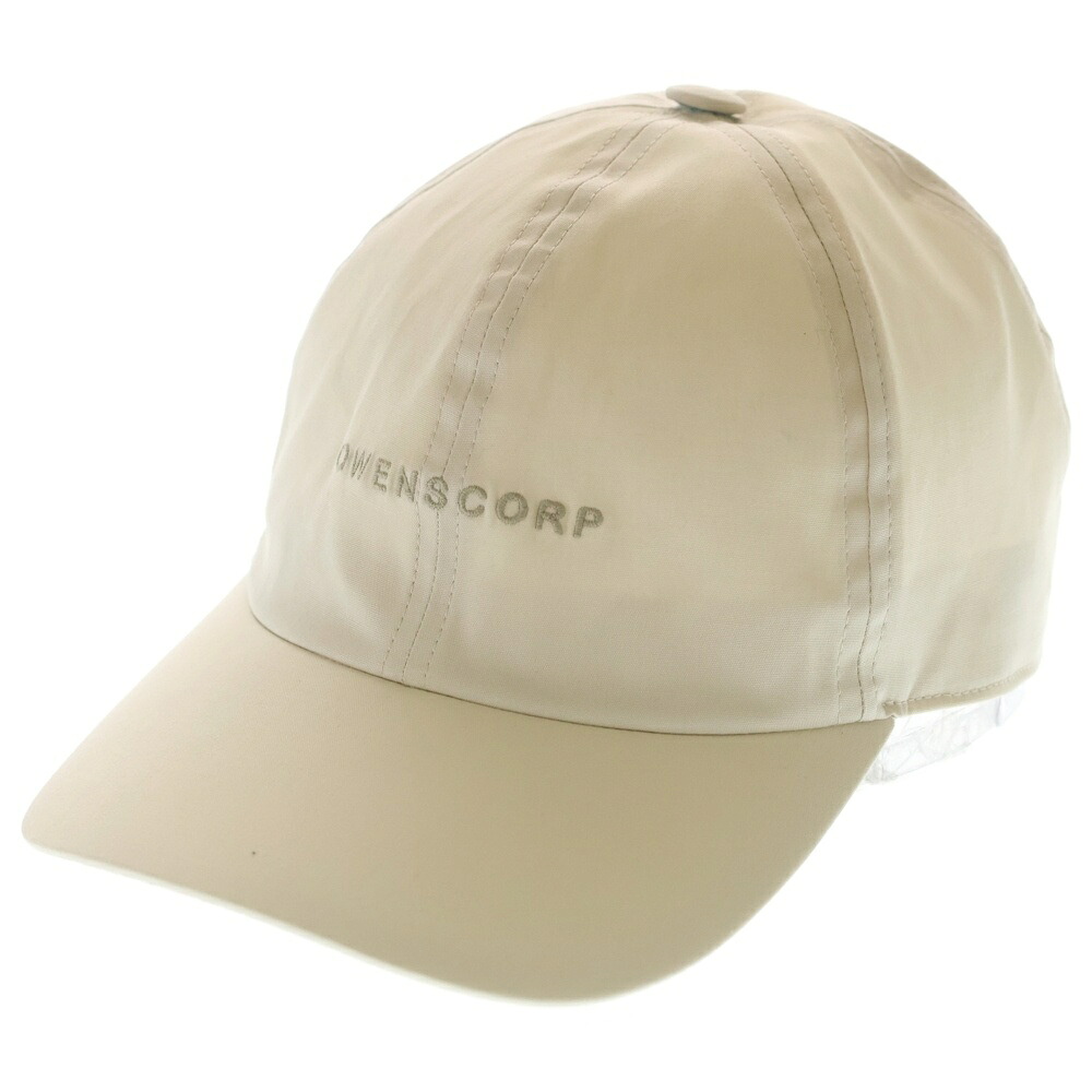 Rick Owens(リックオウエンス) サイズ:M 26SS BASEBALL CAP ロゴ刺繍 6パネル ベースボールキャップ ホワイト RA01E0600-TEEM7【中古】【程度A】【カラーホワイト】【取扱店舗BRING大宮店】｜ブランド買取・販売　BRING