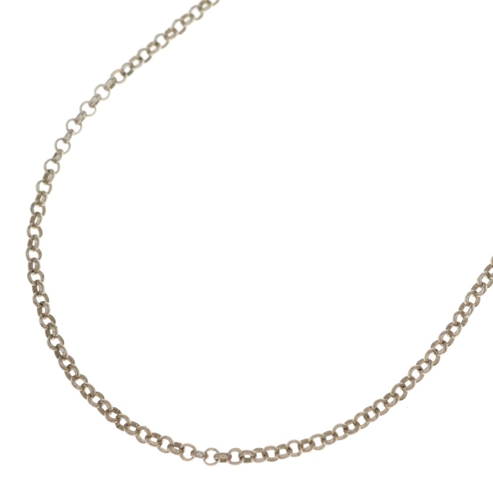 CHROME HEARTS(クロムハーツ) 大いさ:18.0inch NECKCHAIN R18 ロールチェーンネックレス 18inch しろがね色 BCA083【中古】【座標軸B】【色合いしろがね色】【取りまわしバス発着場BRING札幌店】