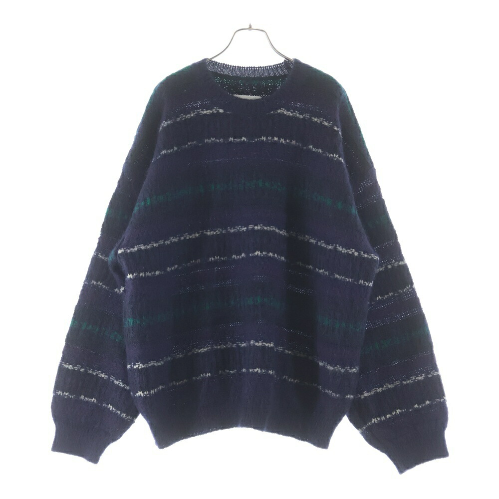 Stein(シュタイン) 大きさ:M 22AW Silk Mohair Kint 地絹 モヘヤ 間借り人 クルーネックニットセーター マルチ色つや ST.452【中古】【度合いA】【色つやマルチ色つや】【オンライン押さえる商いもの】