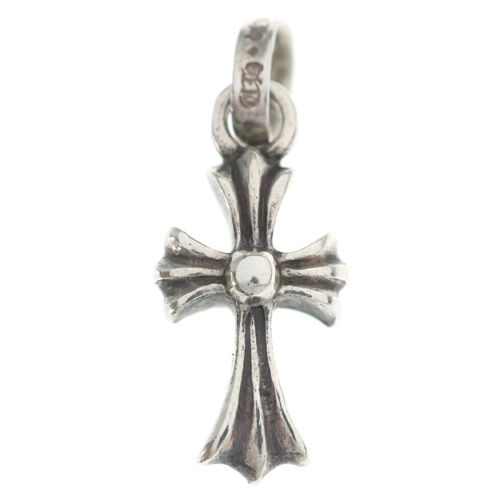 CHROME HEARTS(クロムハーツ) CRS BBYFAT ベイビーファットクロス シャンデリヤいの一番 しろがね色 BCA237【中古】【座標軸B】【色合いしろがね色】【取りまわしバス発着場BRING梅田茶屋町店】
