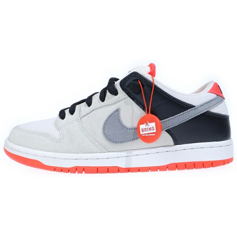 NIKE SB(ナイキエスビー) 大きさ:26.5珊 DUNK LOW PRO ISO INFRARED CD2563-004 ダンク 労働者階級 インフラ赤いこと ローカットスニーカー 薄墨色/赤いこと US8.5/26.5珊【中古】【度合いB】【色つや薄墨色】【取りまわしバス発着場BRING仙台店】