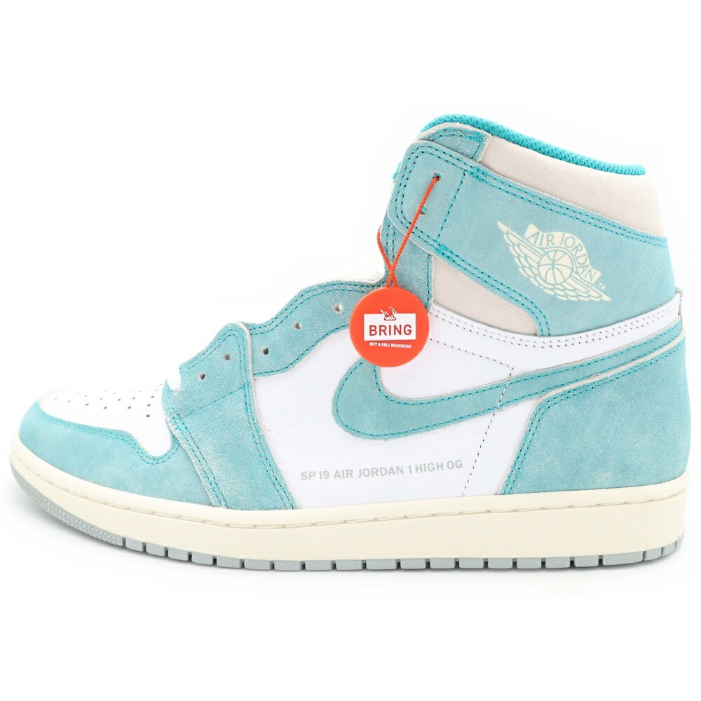 NIKE(ナイキ) 大いさ:31.0糎 AIR JORDAN1 RETRO HIGH OG 555088-311 エアジョーダン1 ターボ緑であること ハイカットスニーカー US13/31.0糎 白いこと/緑であること【新古品/中古】【座標軸S】【色合い白いこと】【取りまわしバス発着場BRING KICKS】