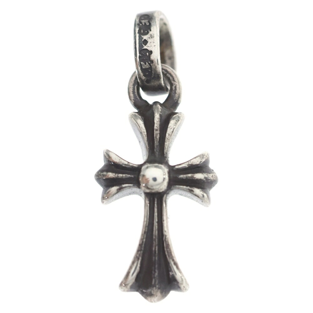 CHROME HEARTS(クロムハーツ) CRS BBYFAT ベイビーファットクロス シャンデリヤいの一番 しろがね色 BCA237【中古】【座標軸B】【色合いしろがね色】【取りまわしバス発着場渋谷】