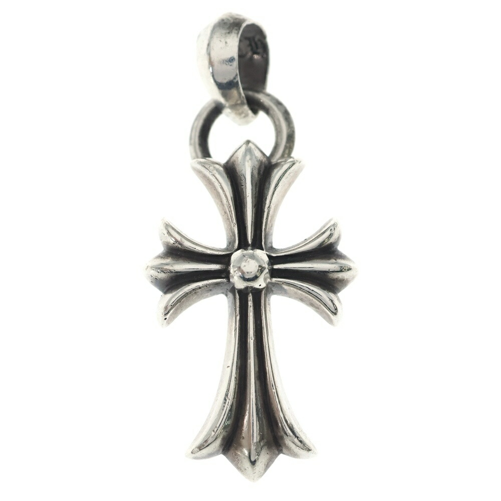 CHROME HEARTS(クロムハーツ) CH CRS SML W/BALE Wベイル スモールCH差し交わす シャンデリヤいの一番 しろがね色 BCA218【中古】【座標軸B】【色合いしろがね色】【取りまわしバス発着場渋谷】