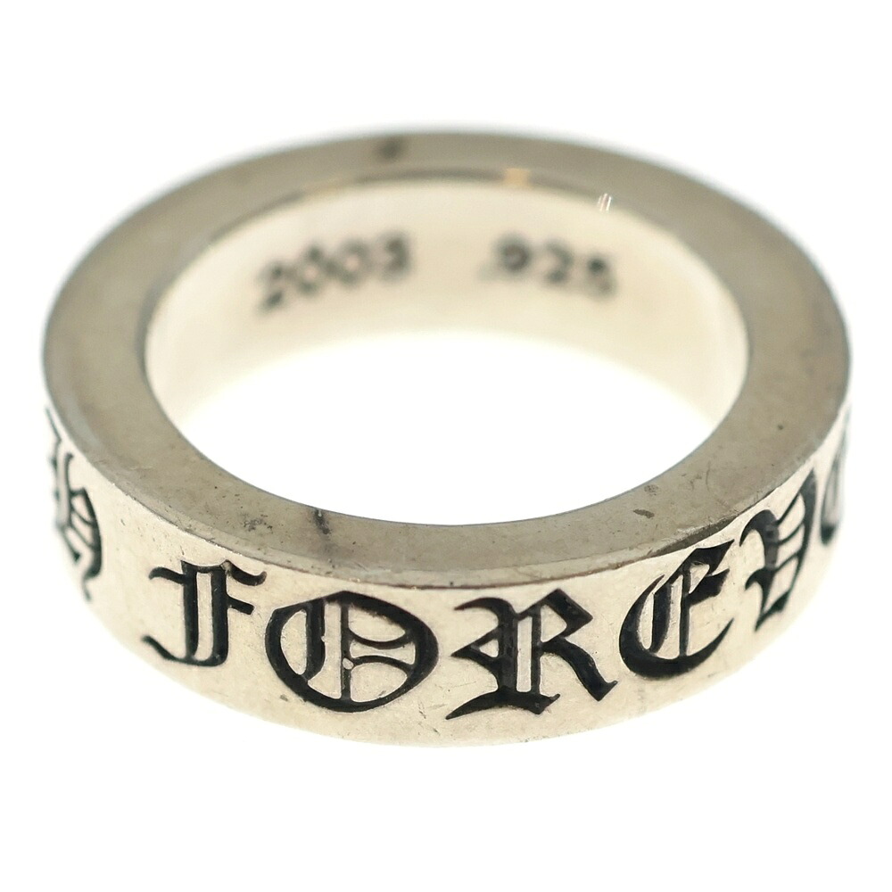 CHROME HEARTS(クロムハーツ) 大きさ:11.0号 6粍 SPACER FOREVER 6粍スペーサーリング フォーエバーシルバーBCA337【中古】【度合いB】【色つやしろがね色】【取りまわしバス発着場BRING心斎橋店】