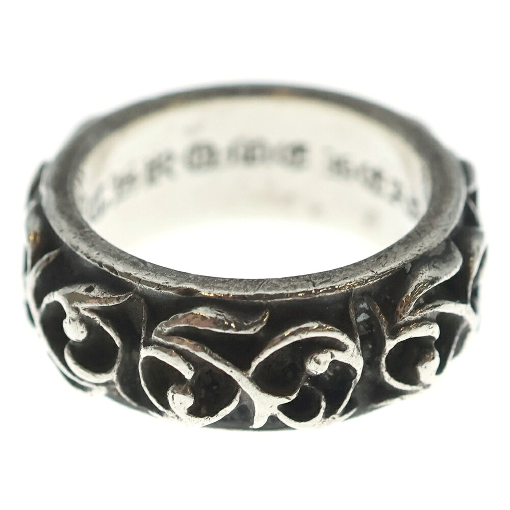 CHROME HEARTS(クロムハーツ) 大きさ:15.0号 ETRNITY VINE BAND エタニティヴァインバンド しろがね色輪っか【中古】【度合いB】【色つやしろがね色】【取りまわしバス発着場BRING札幌店】