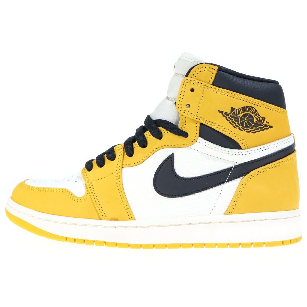NIKE(ナイキ) 大きさ:27.0珊 AIR JORDAN 1 RETRO HIGH OG YELLOW OCHRE エアジョーダン1 レトロ イエローオークル 黄色/白いこと US9/27珊 DZ5485-701【新古品/中古】【度合いS】【色つや黄色】【オンライン押さえる商いもの】