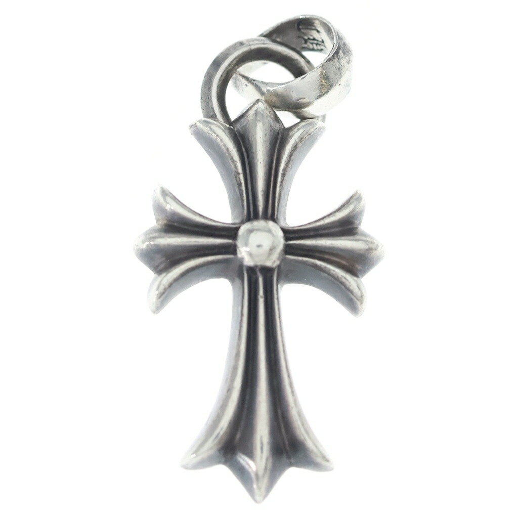 CHROME HEARTS(クロムハーツ) 大きさ:- CH CRS SML W/BALE Wベイル スモールCH差し交わす シャンデリヤいの一番 しろがね色 BCA218【中古】【座標軸B】【色合いしろがね色】【取りまわしバス発着場BRING渋谷ANNEX店】