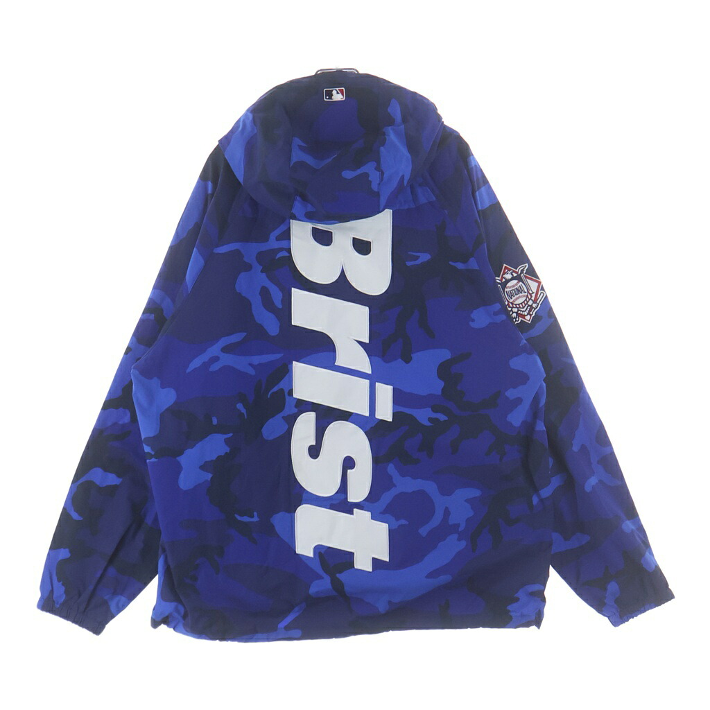 F.C.R.B.(エフシーアールビー) 大きさ:L 21AW × 大リーグ競技団体 合鴨フラ 両面ロゴタイプ ティーシャツ 活動の領域上衣 青碧 FCRB-212004【中古】【度合いB】【色つや青碧】【取りまわしバス発着場BRING横浜ビブレ店】