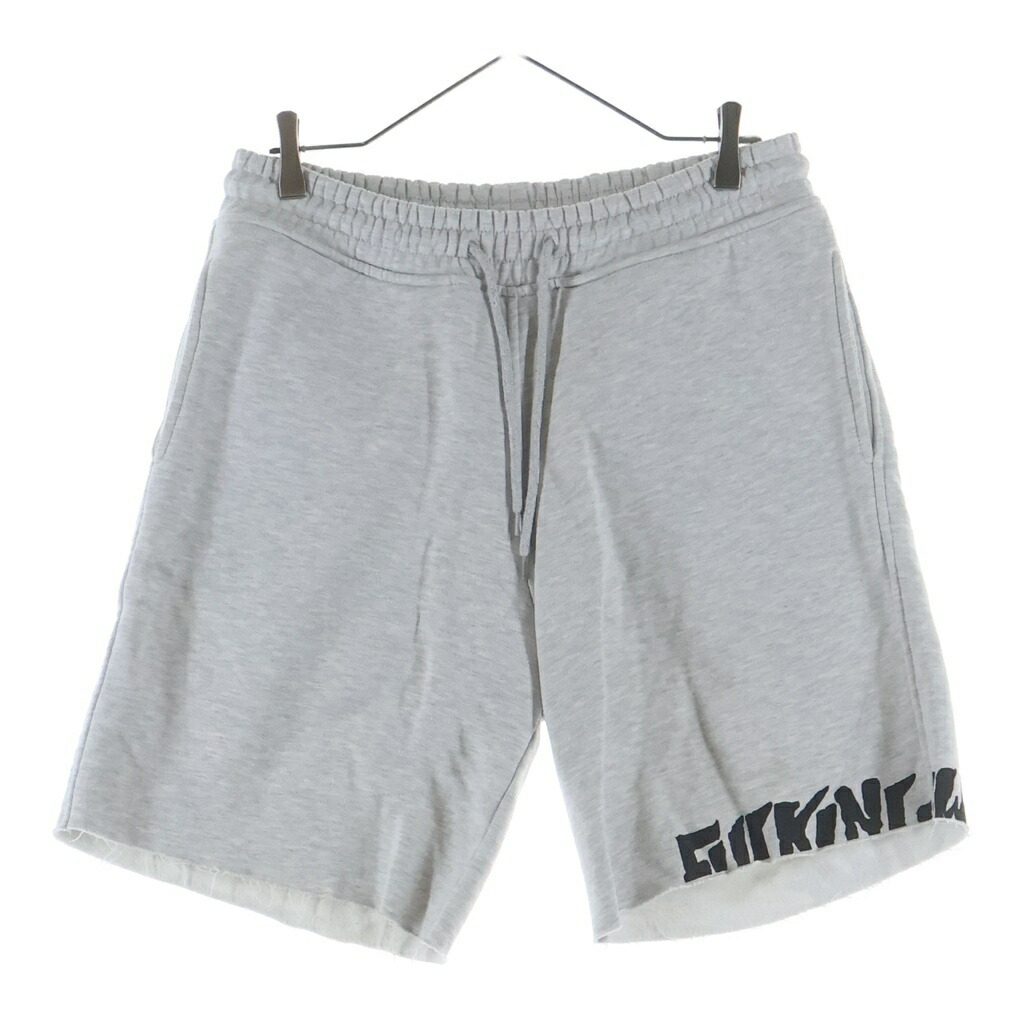 FUCKING AWESOME(ファッキンオーサム) 大いさ:M CUT OFF SWEAT SHORT カットオフ 汗水 さる股引き 薄墨色【中古】【座標軸B】【色合い薄墨色】【取りまわしバス発着場BRING梅田茶屋町店】
