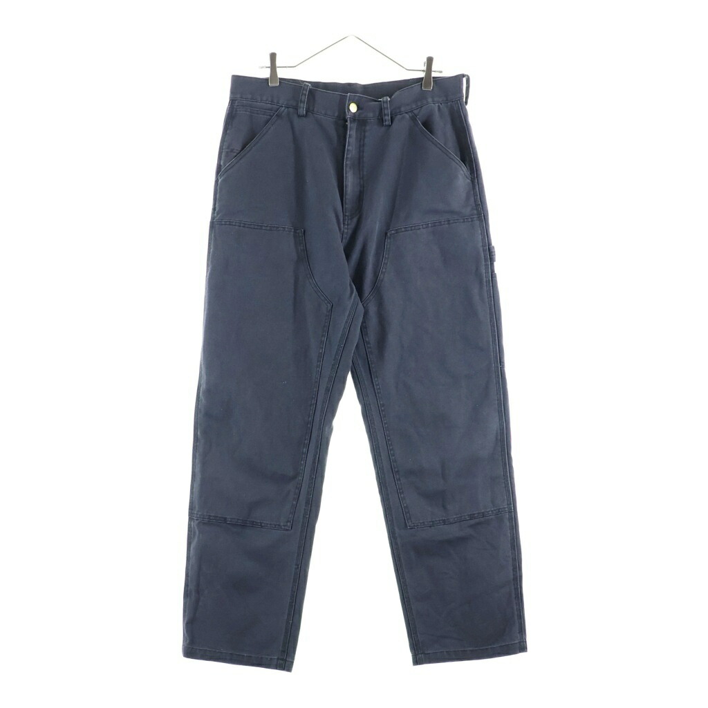 CARHARTT(鉄道車両ハート型) 大きさ:32 DOUBLE KNEE PANT ダブルニー ペインター 細工物ズボン下 黒いこと A222091.89.PD.32【中古】【座標軸B】【色合い黒いこと】【取りまわしバス発着場BRING廟堂店】
