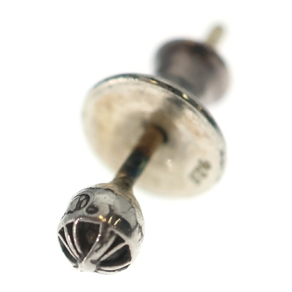 CHROME HEARTS(クロムハーツ) STUD CRS BALL MINI ミニクロスボールスタッド ピアス しろがね色【中古】【座標軸B】【色合いしろがね色】【取りまわしバス発着場OneStyle名古屋運動場店】