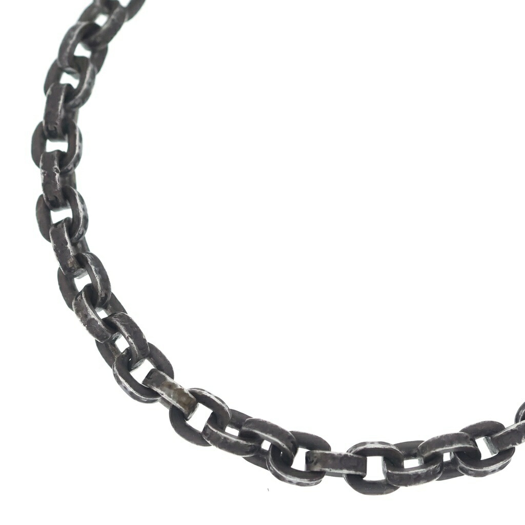 CHROME HEARTS(クロムハーツ) 大きさ:18.0inch PAPER CHAIN 18 ペーパーチェーンネックレス 18inch しろがね色 BCA086【中古】【度合いB】【色つやしろがね色】【取りまわしバス発着場OneStyle原宿店】