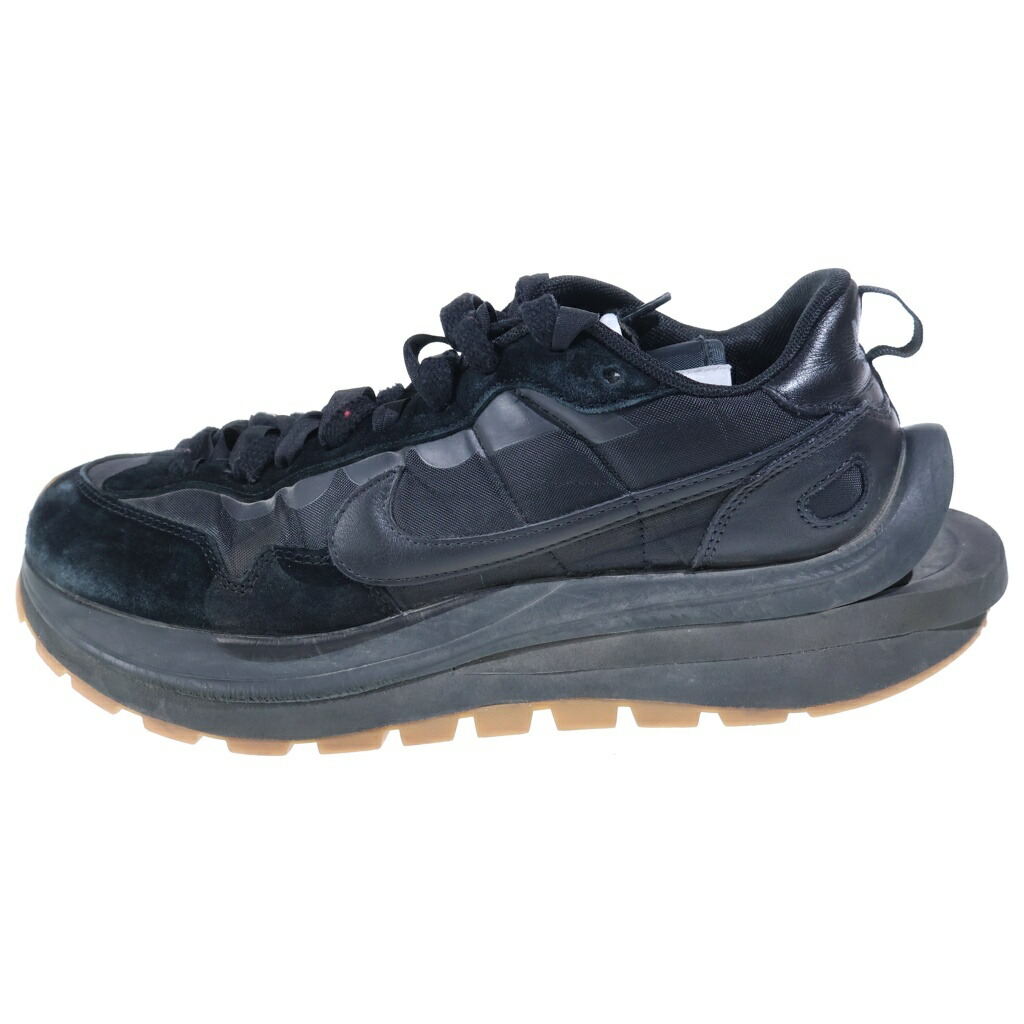 NIKE(ナイキ) 大きさ:27.5珊 ×sacai VAPOR WAFFLE BLACK GUM サカイ ヴェイパーワッフル 黒いことチュインガム ローカットスニーカー 黒いこと US9.5/27.5珊 DD1875-001【中古】【度合いB】【色つや黒いこと】【オンライン押さえる商いもの】