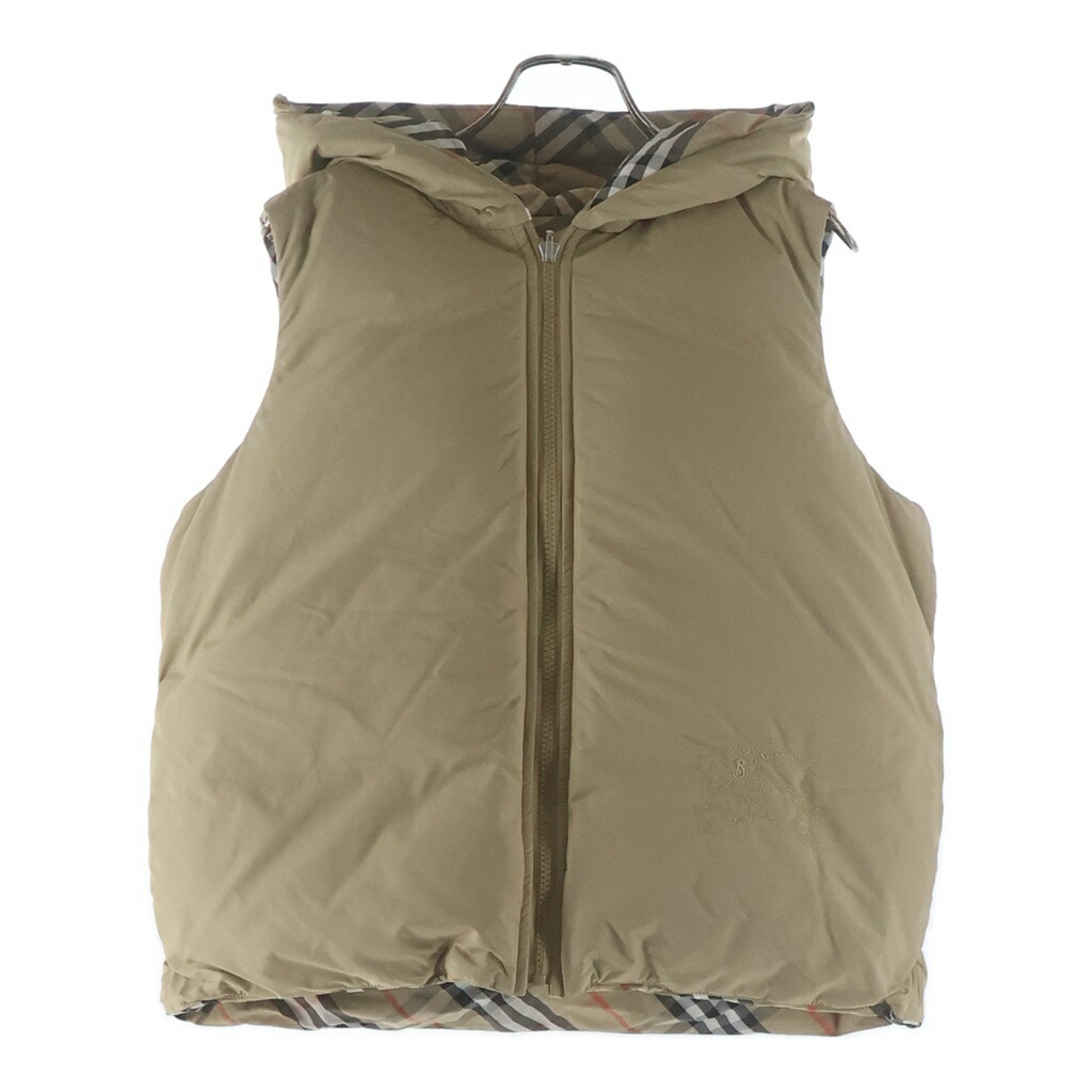 BURBERRY(バーバリー) 大いさ:140/68 リヴァーシブル パデットベスト ベージュ 140 8092537【中古】【座標軸A】【色合いベージュ】【オンライン制限事項商いもの】