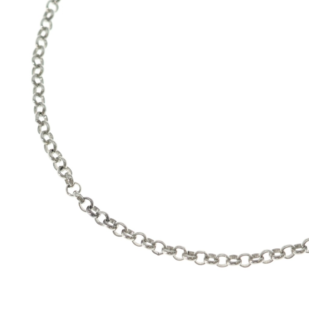 CHROME HEARTS(クロムハーツ) 大いさ:18.0inch NECKCHAIN R18 ロールチェーンネックレス 18inch しろがね色 BCA083【中古】【座標軸B】【色合いしろがね色】【取りまわしバス発着場BRING WASTE_NOT】