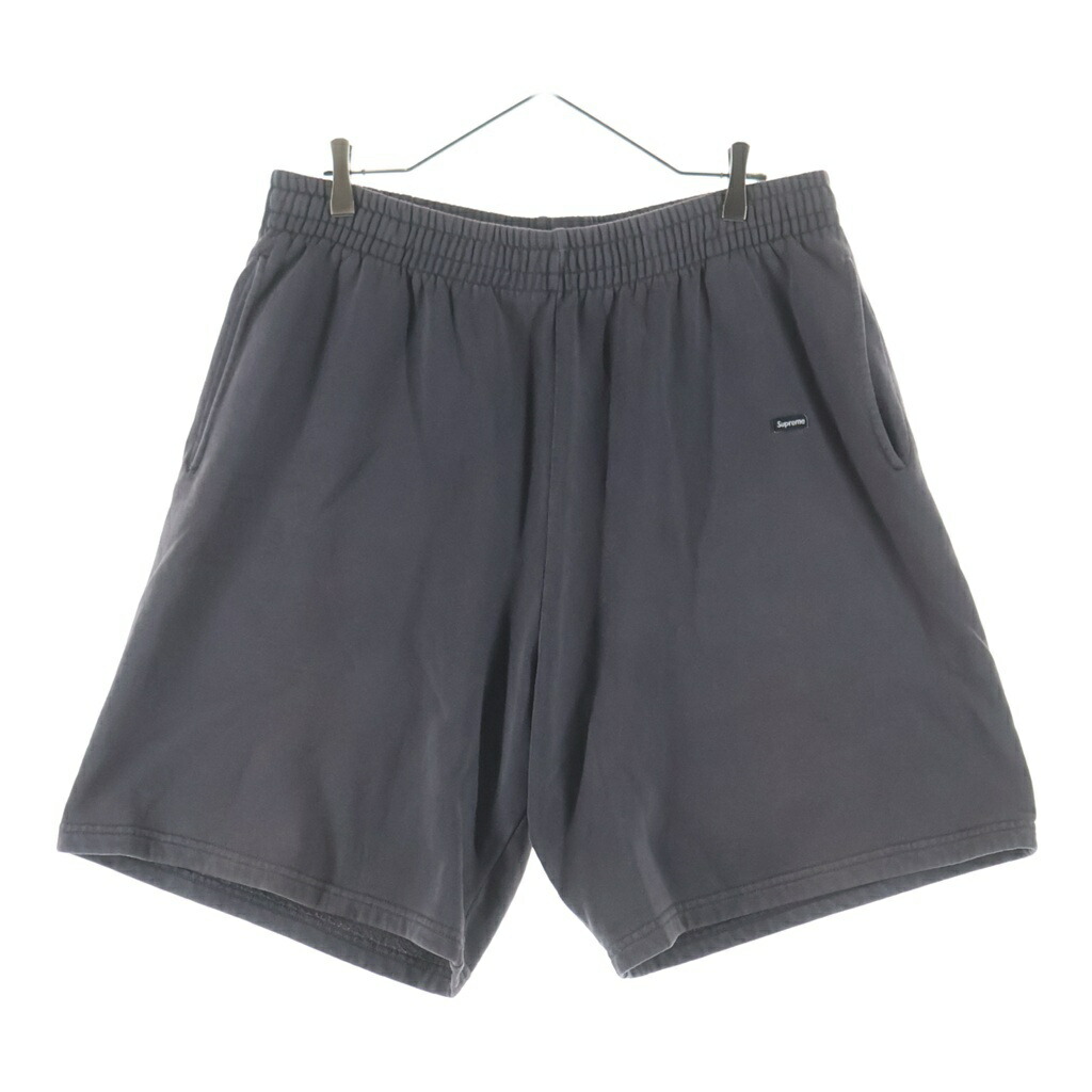 SUPREME(シュプリーム) 大きさ:L 24SS Overdyed Small Box Sweat Shortpants オーバーダイ スモール ボックス席ロゴタイプ スウェットショートパンツ 薄墨色【中古】【座標軸B】【色合い薄墨色】【取りまわしバス発着場渋谷】