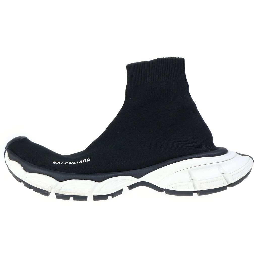 BALENCIAGA(バレンシアガ) 大きさ:42 3XL 靴下 調教師 ハイカットスニーカー 黒いこと【中古】【度合いA】【色つや黒いこと】【取りまわしバス発着場BRING亜米利加村店】