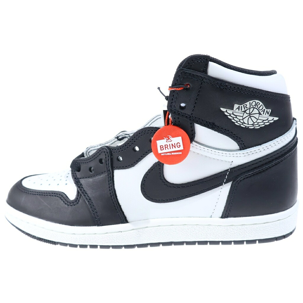 NIKE(ナイキ) 大きさ:26.5糎 AIR JORDAN 1 HI 85 BLACK/WHITE BQ4422-001 エアジョーダン1 85 ジャイアントパンダ ハイカットスニーカー 黒いこと/白いこと US8.5/26.5糎【新古品/中古】【座標軸S】【色合い黒いこと】【取りまわしバス発着場原宿】