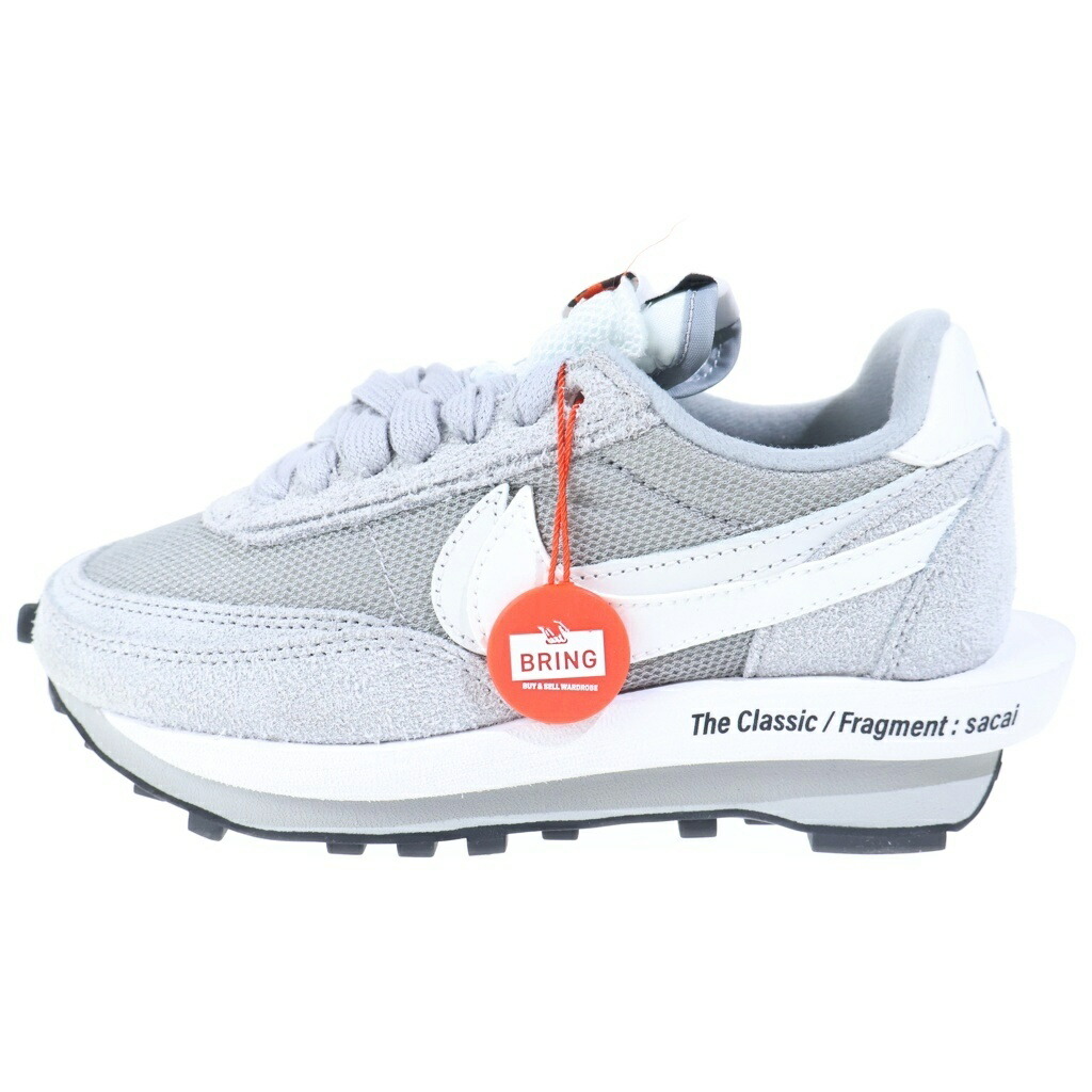 NIKE(ナイキ) サイズ:22.0cm fragment design &times; sacai LD Waffle Light Smoke Grey フラグメントデザイン &times; サカイ LDワッフル ライトスモークグレー スニーカー レディース DH2684-001【新古品/中古】【程度S】【カラーグレー】【オンライン限定商品】｜ブランド買取・販売　BRING