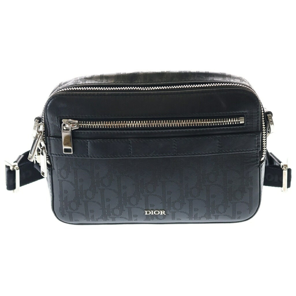 DIOR(クリスチャンディオール) サファリ 伝達人御徒面子 天の河 オブ西洋葱 黒いこと 1ESPO206VP【中古】【座標軸B】【色合い黒いこと】【取りまわしバス発着場新宿】
