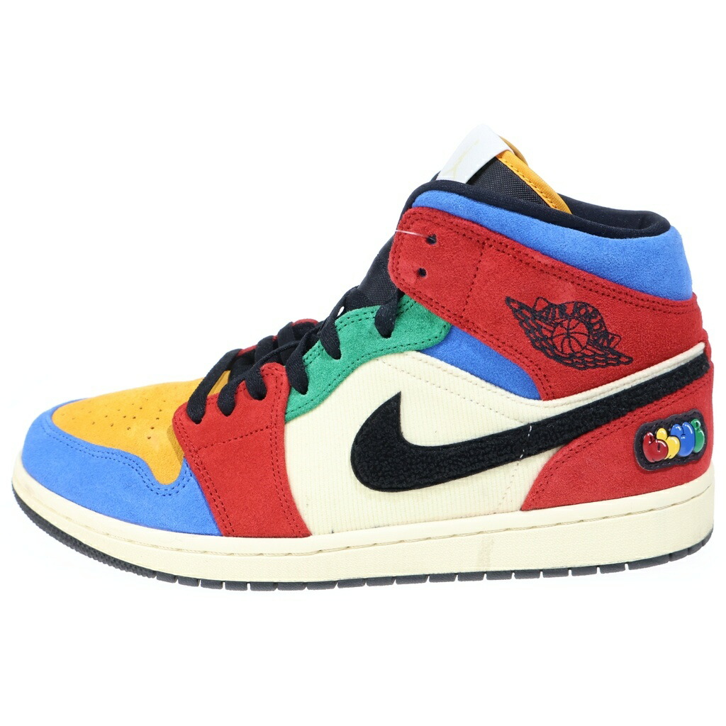 NIKE(ナイキ) 大きさ:US11/29.0珊 ×Blue The Great Air Jordan 1 Mid CU2805-100 青碧 ザ グリート エアジョーダン1 ミッド ミドルカットスニーカー シューズ マルチ US11/29.0珊【新古品/中古】【度合いS】【色つやマルチ色つや】【オンライン押さえる商いもの】
