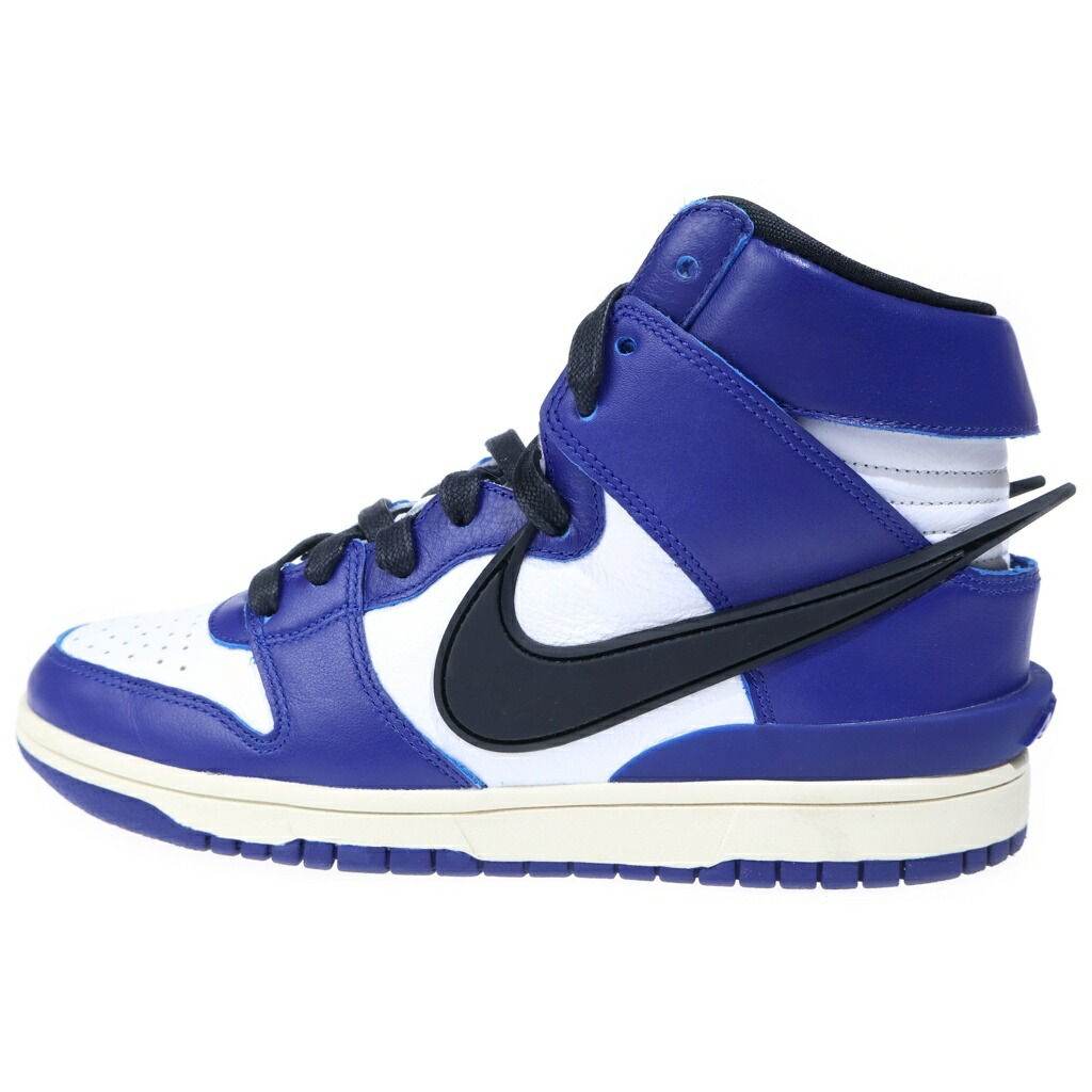 NIKE(ナイキ) 大きさ:26.0糎 ×AMBUSH DUNK HIGH DEEP ROYAL CU7544-400 アンブッシュ ダンク ディープロイヤル ハイカットスニーカー 青色/白いこと US8/26糎【中古】【座標軸B】【色合い青色】【オンライン制限事項商いもの】