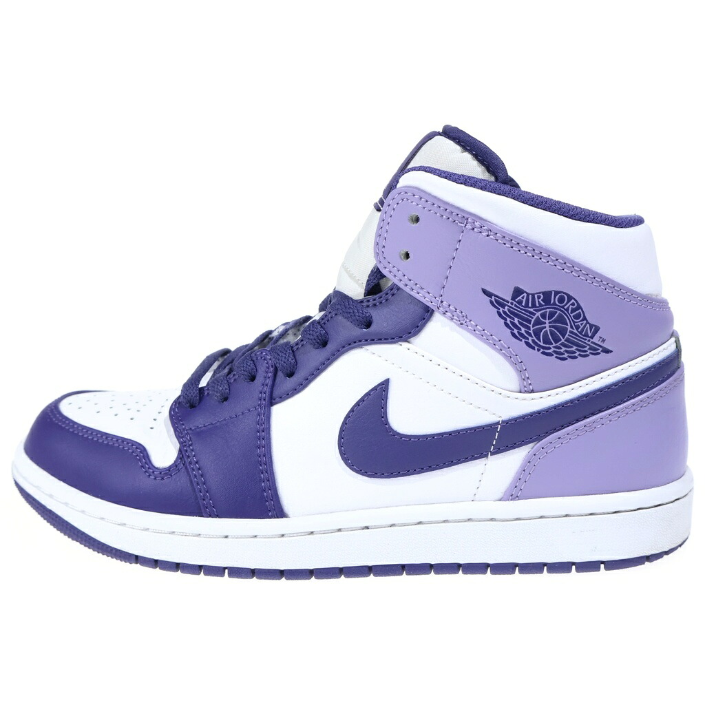 NIKE(ナイキ) 大きさ:26.0糎 AIR JORDAN 1 MID SKY J PURPLE エアジョーダン1 ミッドカットスニーカー スカイパープル 白いこと/パープル US8/26.0糎 DQ8426-515【中古】【座標軸B】【色合い白いこと】【オンライン制限事項商いもの】
