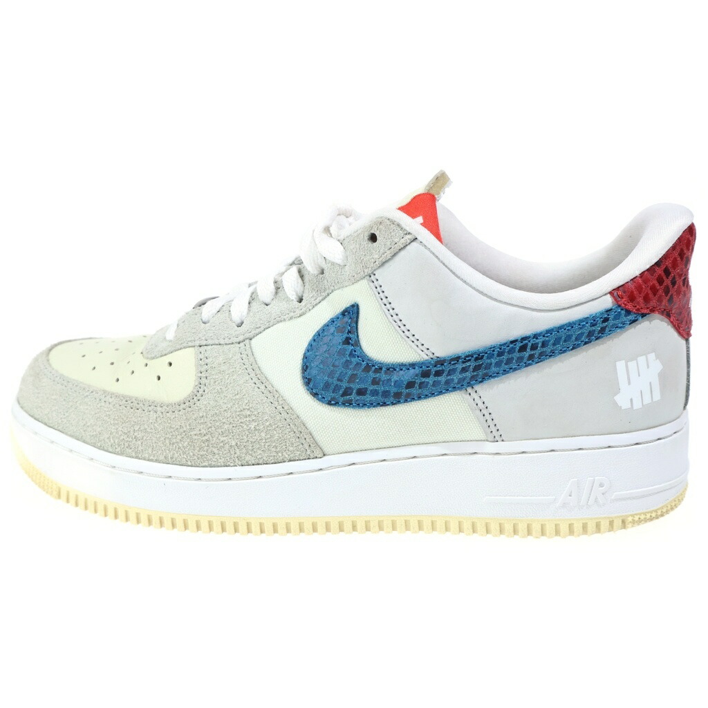 NIKE(ナイキ) 大きさ:28.0糎 ×UNDEFEATED AIR FORCE 1 LOW アンディフィーテッド 空軍1 ローカットスニーカー 白いこと US10/28糎 DM8461-001【中古】【座標軸B】【色合い白いこと】【オンライン制限事項商いもの】