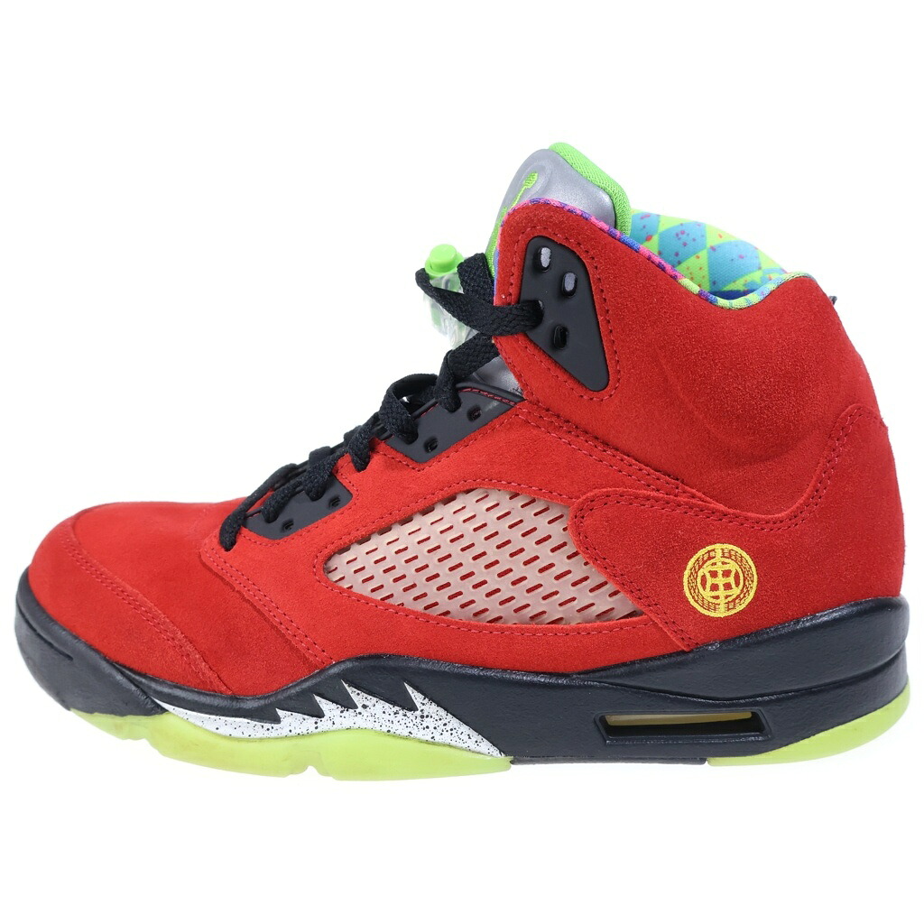 NIKE(ナイキ) 大きさ:27.0糎 AIR JORDAN 5 RETRO SE WHAT THE エアジョーダン 5 ワットザ ハイカットスニーカー マルチ US9/27糎 CZ5725-700【中古】【座標軸B】【色合いマルチ色合い】【オンライン制限事項商いもの】