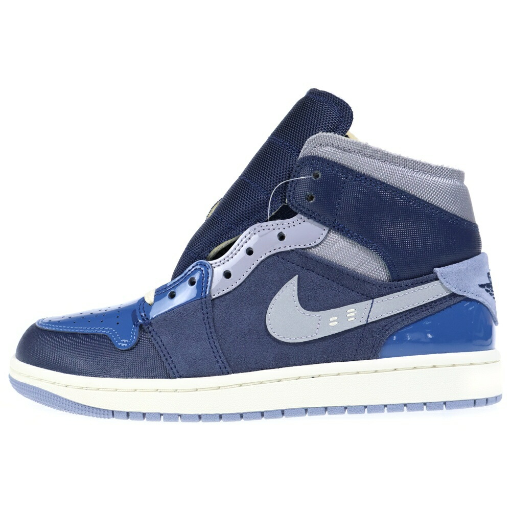 NIKE(ナイキ) 大きさ:26.5糎 AIR JORDAN 1 MID CRAFT Obsidian DR8868-400 エアジョーダン 1 ミッド 手工芸品 オブシディアン ミドルカットスニーカーシューズ 米国海軍 US8.5/26.5糎【新古品/中古】【座標軸S】【カラーネイビー】【オンライン制限事項商いもの】