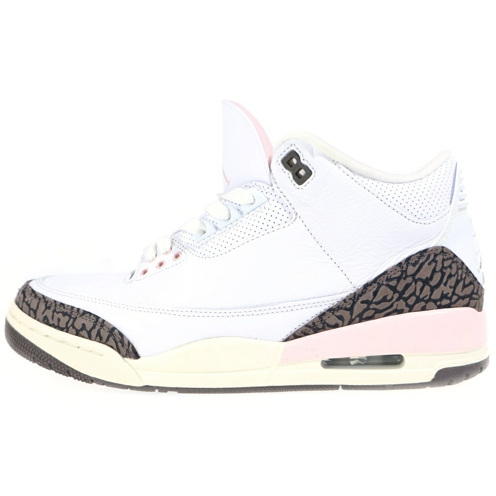 NIKE(ナイキ) 大いさ:29.0糎 WMNS AIR JORDAN 3 RETRO DARK MOCHA ウィメンズ エアジョーダン3 レトロ 靉靆たるモカ ミッドカットスニーカー 白いこと/サクラ色 US12/29糎 CK9246-102【中古】【座標軸B】【色合い白いこと】【オンライン制限事項商いもの】