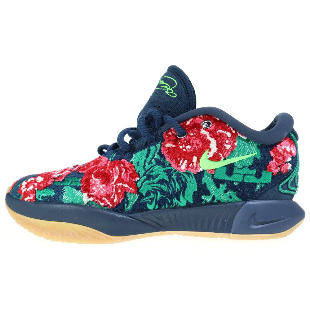 NIKE(ナイキ) サイズ:27.5cm LeBron 21 PRM Father of Pearl レブロン XXI ローカットスニーカー フラワー US9.5/27.5cm FV7275-400【新古品/中古】【程度S】【カラーネイビー】【オンライン限定商品】