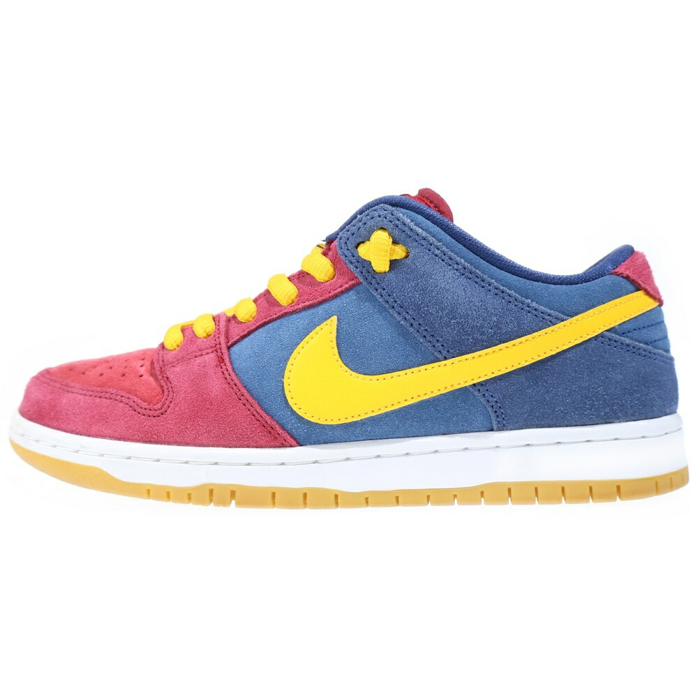 NIKE SB(ナイキエスビー) 大きさ:26.5珊 DUNK LOW BARCELONA DJ0606-400 ダンク バルセロナ ローカットスニーカー 青碧/赤いこと US8.5/26.5珊【中古】【度合いB】【色つや青碧】【取りまわしバス発着場BRING THRIFT CLOSET 幕張店】