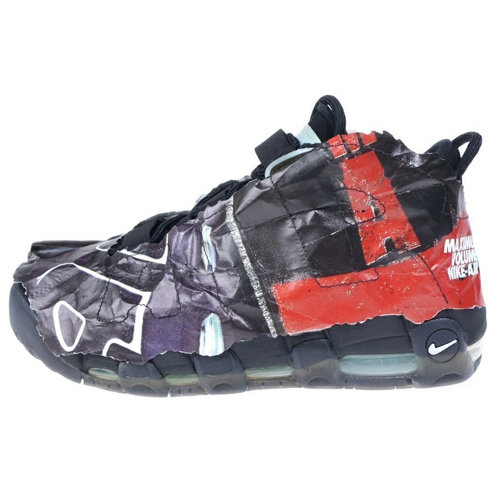 NIKE(ナイキ) 大きさ:27.0糎 AIR MORE UPTEMPO 96 MADE YOU LOOK エアモアアップテンポ メイドユールック ハイカットスニーカー 黒いこと US10/27糎 DJ4633-010【新古品/中古】【座標軸S】【色合い黒いこと】【オンライン制限事項商いもの】