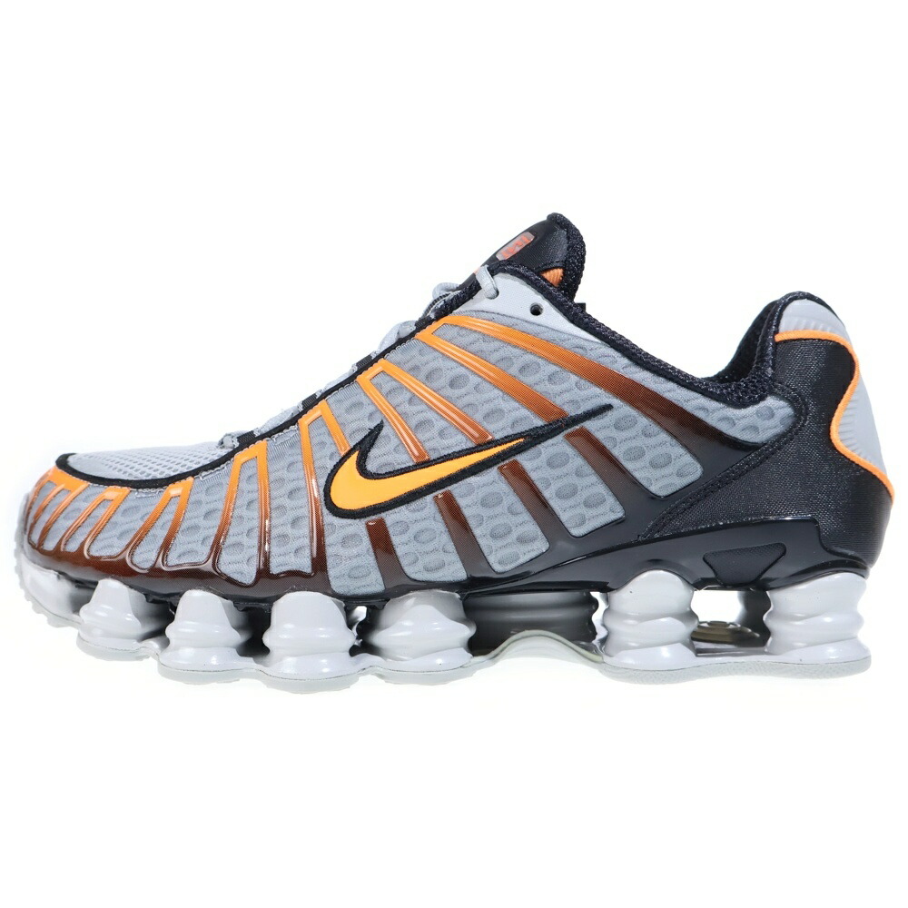 NIKE(ナイキ) 大きさ:29.0珊 SHOX TL BRIGHT MANDARIN ショックスTL ブライトマンダリン ローカットスニーカー 薄墨色/オレンジ色/黒いこと US11/29珊 AV3595-011【新古品/中古】【度合いS】【色つや薄墨色】【オンライン押さえる商いもの】