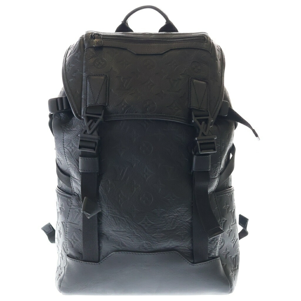 LOUIS VUITTON(ルイヴィトン) ゲットアウェイ うしろ側容器に並べる モノグラム 影ぼうし なめし革 背嚢 黒いこと M24776【中古】【度合いB】【色つや黒いこと】【取りまわしバス発着場渋谷】